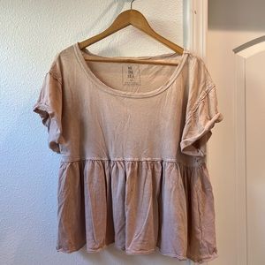 We the Free light pink top